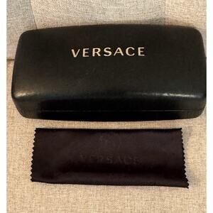 Versace Eyewear Black Hard Cell Eyeglasses Case